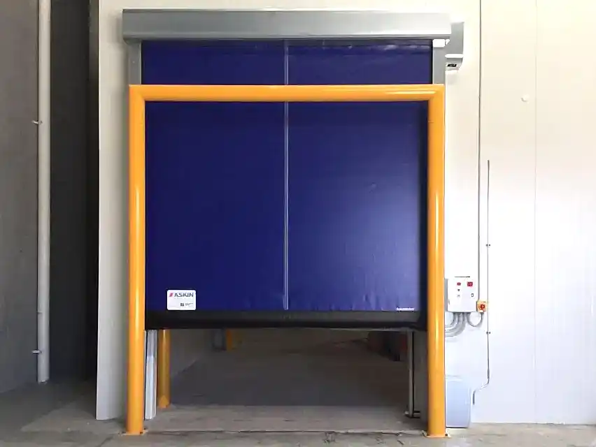 flexible high speed roll up freezer door for cold storage frigo2